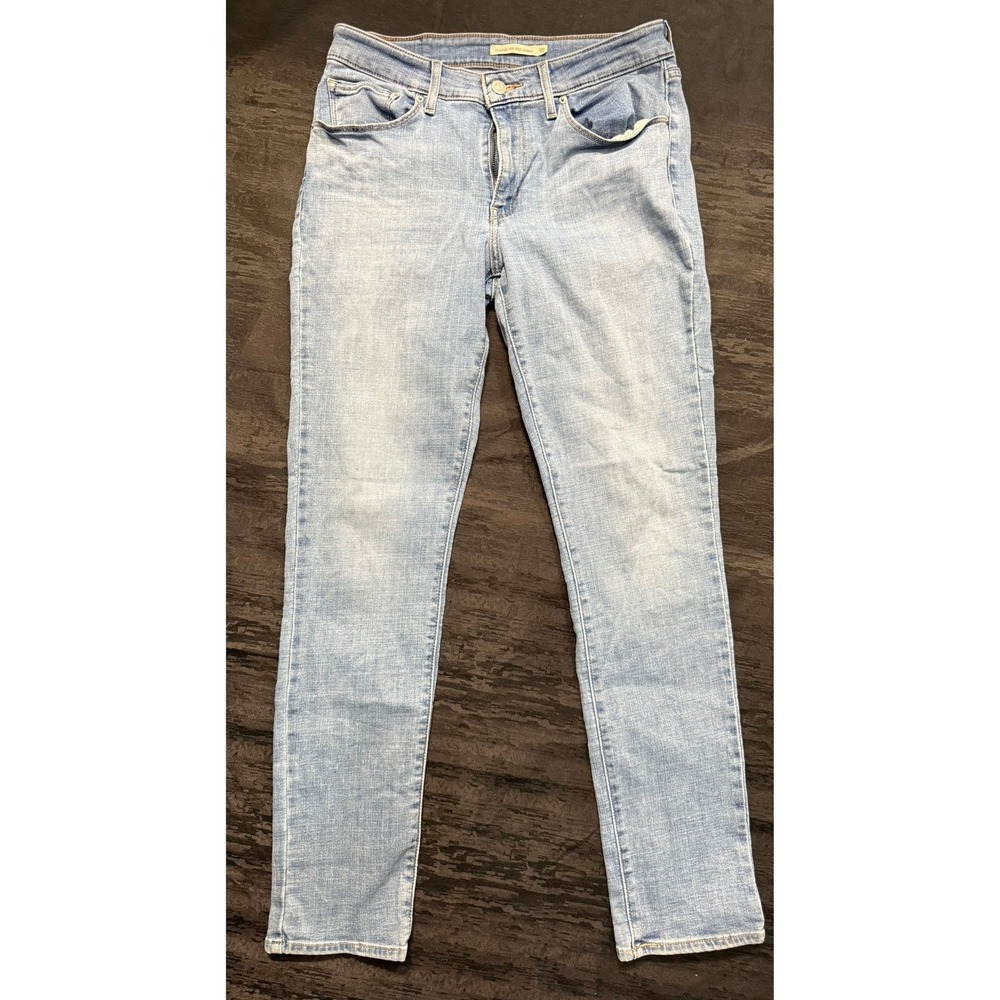 Levi's Classic Crop Jeans Women's Size 10 30x30 Light Wash Straight Leg Denim